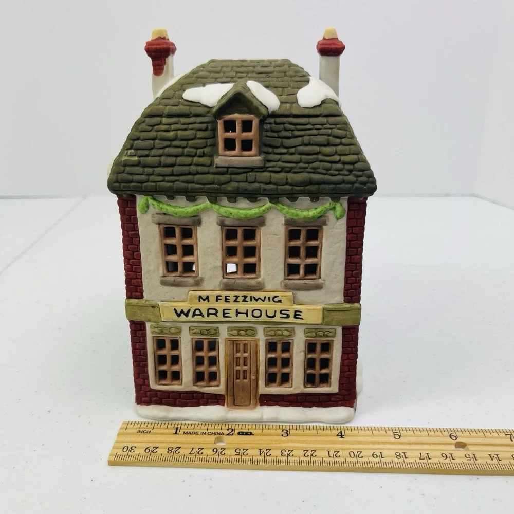 Dept 56 Dickens Village Series A Christmas Carol M Fezziwig Warehouse - Picture 6 of 16